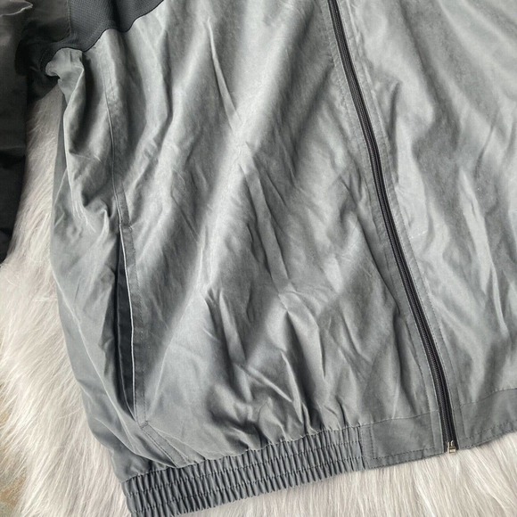 Vintage Cheetah Black Grey Long Sleeve Full Zip-Up Jacket Adult Size XL Mens - Picture 6 of 11